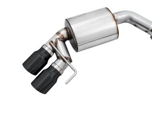 Ford Mustang Performance Exhaust - AWE Tuning - Cat-Back Touring - Quad Diamond Black - `18-`27